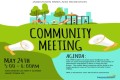 Community Meeting on City Parks & the future May 24