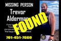 Found! Missing Person Trevor Alderman by Fargo Police