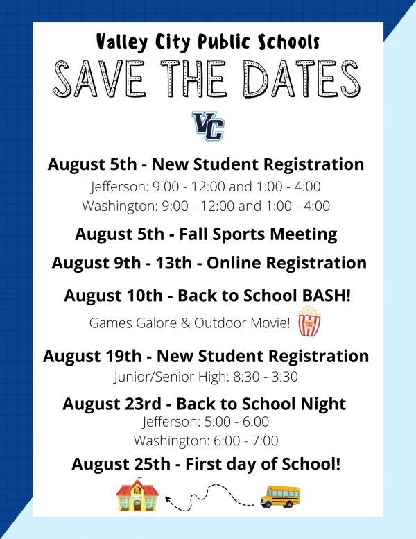 Valley City Public Schools Back to School Dates Fall 2021 CSi News Now!