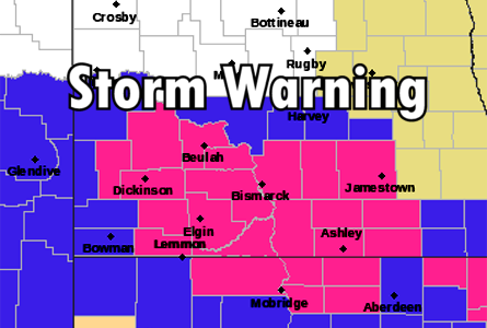 national weather service bismarck nd