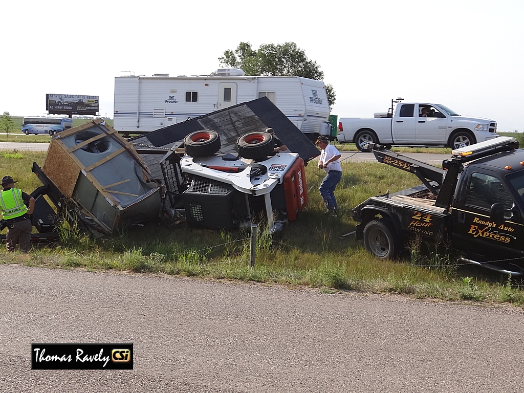 I-94 Truck Trailer crash          CSi photo