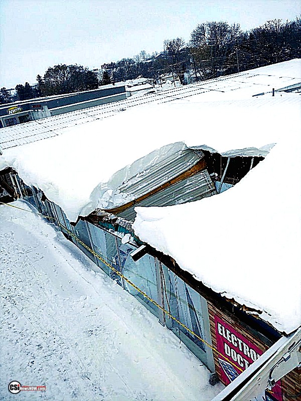 Roof Collapse on Bus Loop W  - CSi Photos