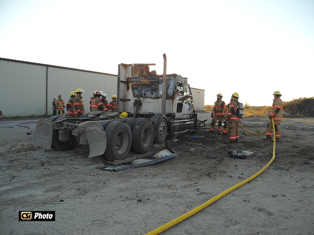 Semi Fire at Altendorf Trucking  CSi Photo