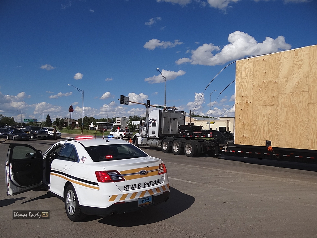 Overload Semi backs up on I-94     CSi photo