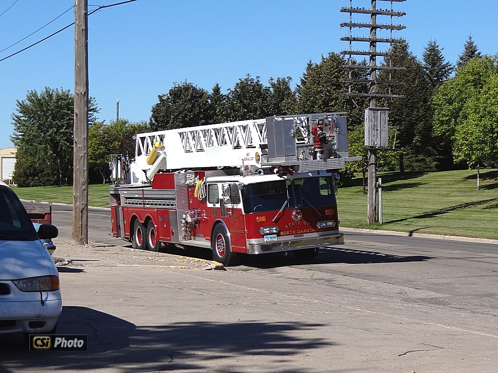 Fire call at Orphan Train location, at the former C.H. Carpenter building  CSi photo