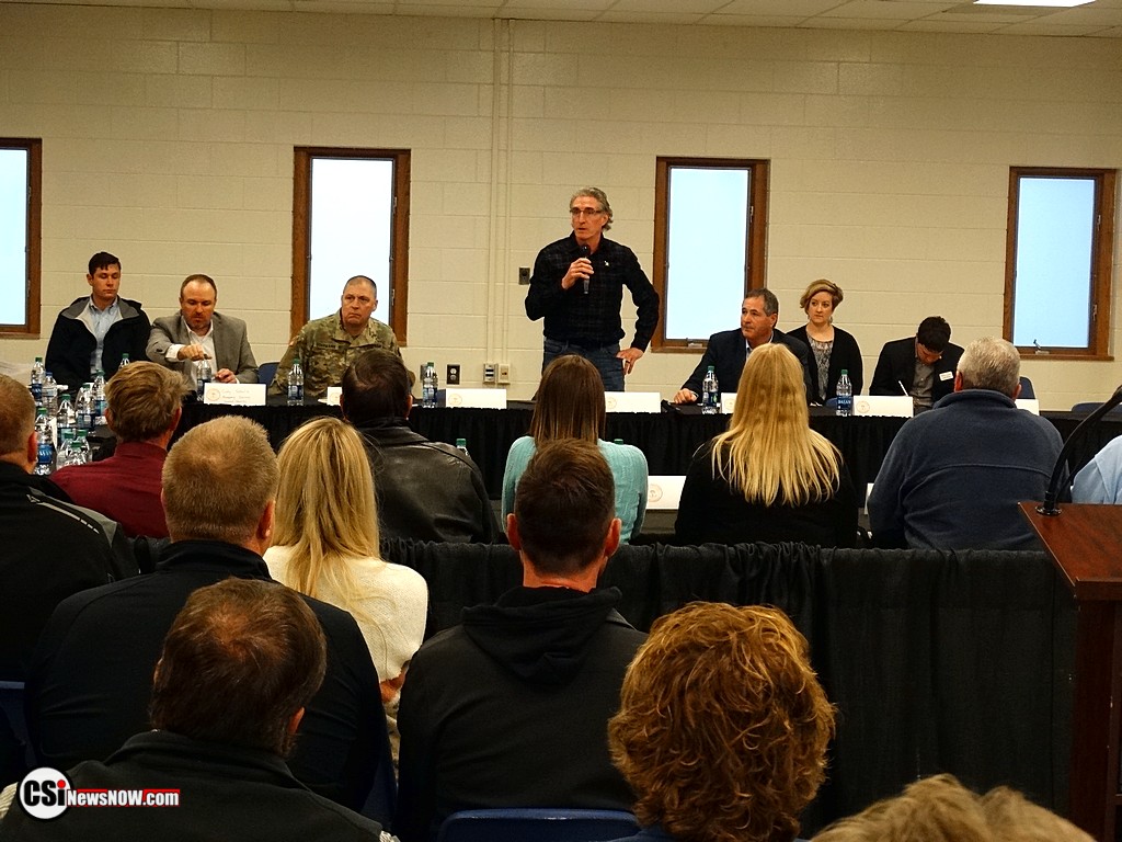Gov Doug Burgum in Jamestown Oct 21 - CSiNewsNow.com pix