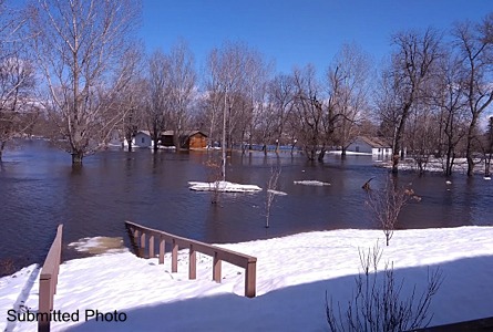 Flooding of La Moure County Memorial Park   CSi