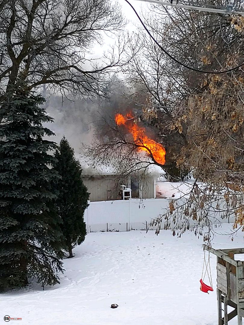Garage Fire Dec 24  CSi Photo