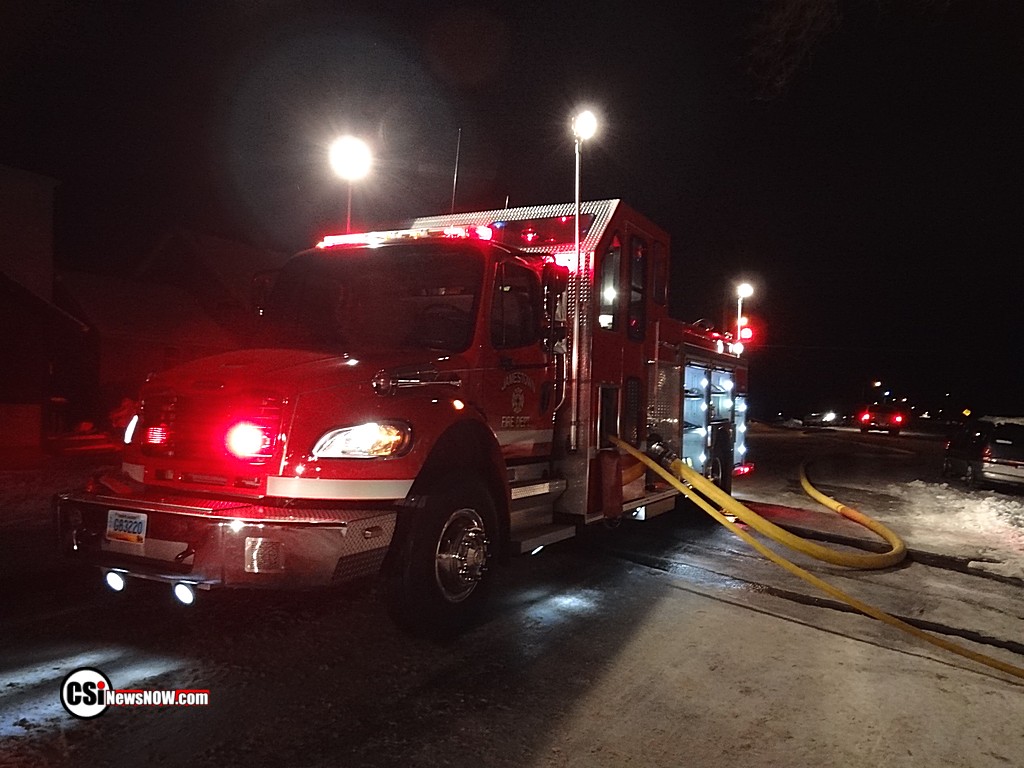 House fire 400 block 3 Av NW Jamestown, ND - CSi Photo 123116