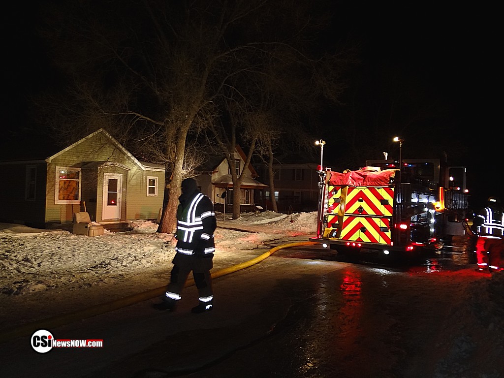 House fire 400 block 3 Av NW Jamestown, ND - CSi Photo 123116