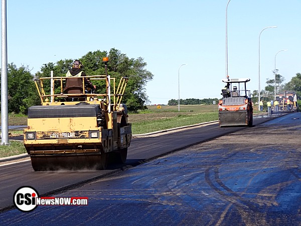 Final Paving of the Road from JRMC to Menards  CSi photos