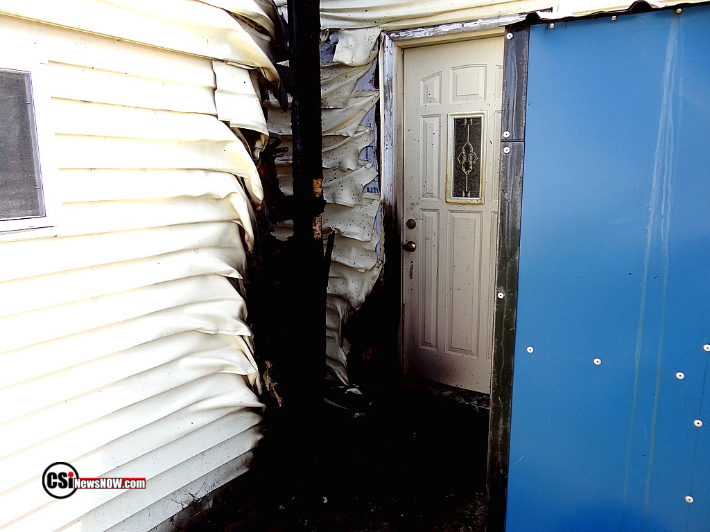 Shed Fire Sunday Afternoon in SW Jamestown    CSi Photo