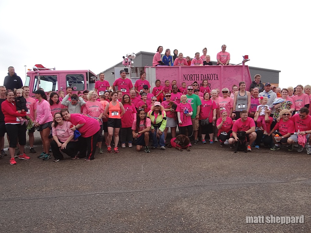 Running of the Pink 2015 - the &quot;Largest Team entry&quot; - photo by Matt Sheppard