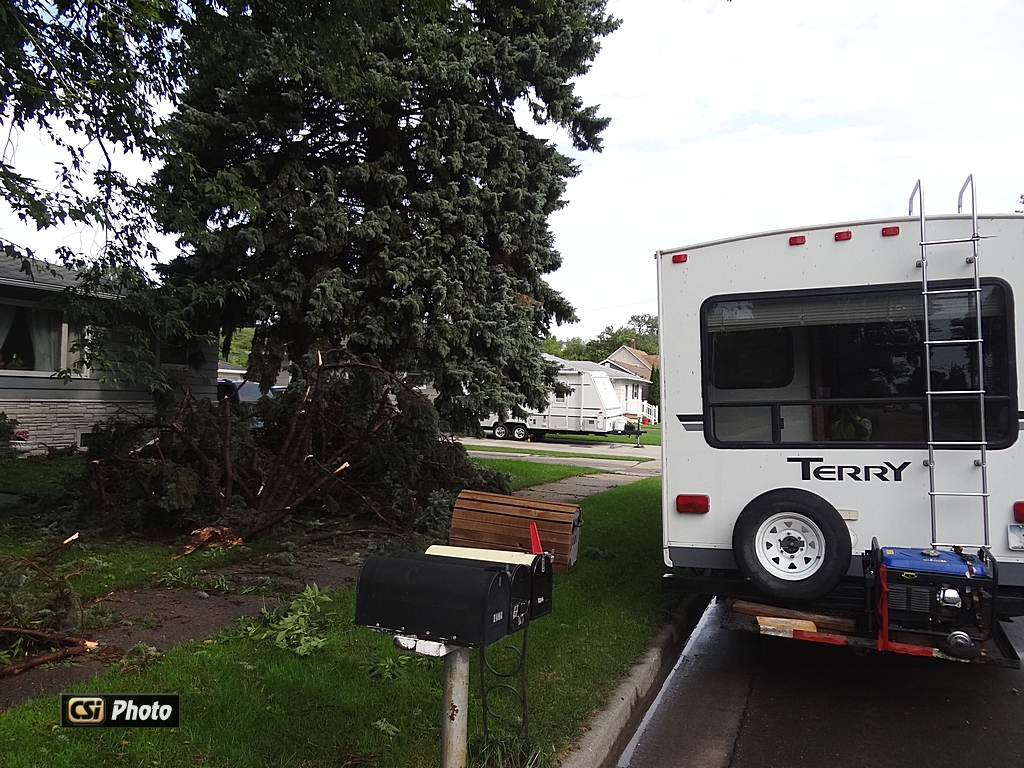 Thursday Morning Storm Damage    CSi photo