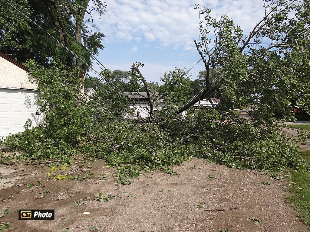 Thursday Morning Storm Damage. More at Facebook.  CSi photo