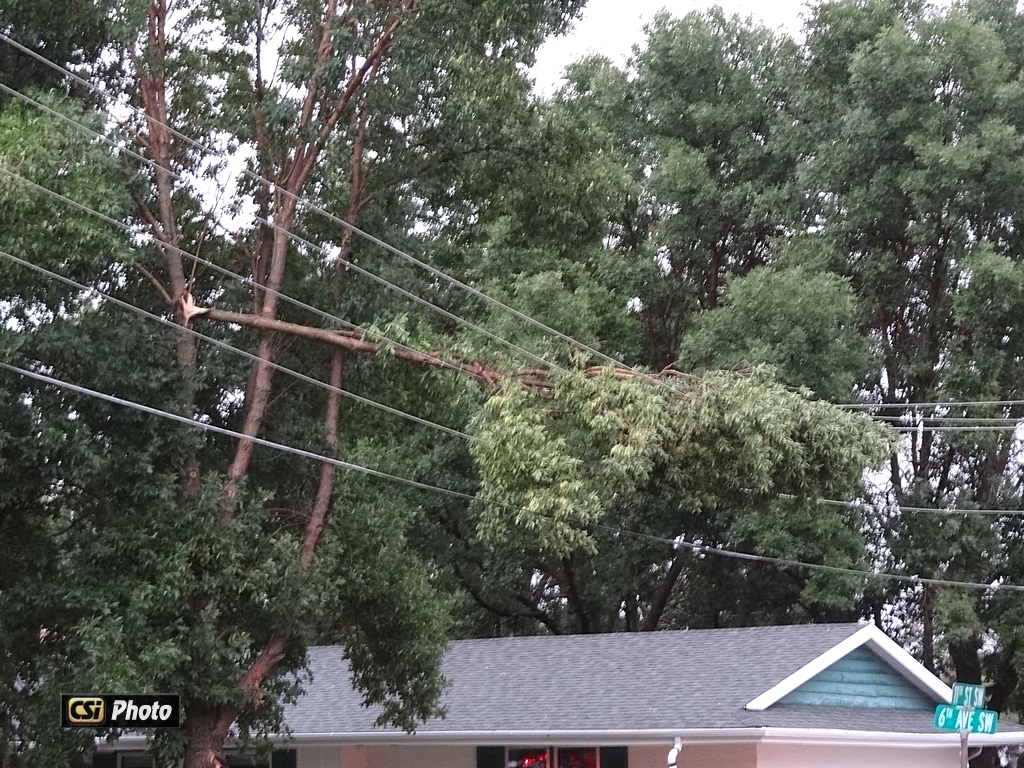 Thursday Morning Storm Damage. More at Facebook.  CSi photo