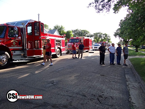 Sideyard gazebo fire SE Jamestown June 5 CSi photos