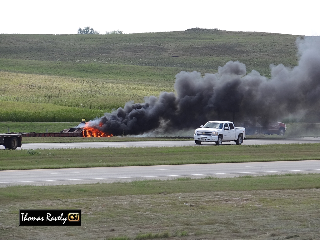 I-94 Semi Fire     CSi Photo.