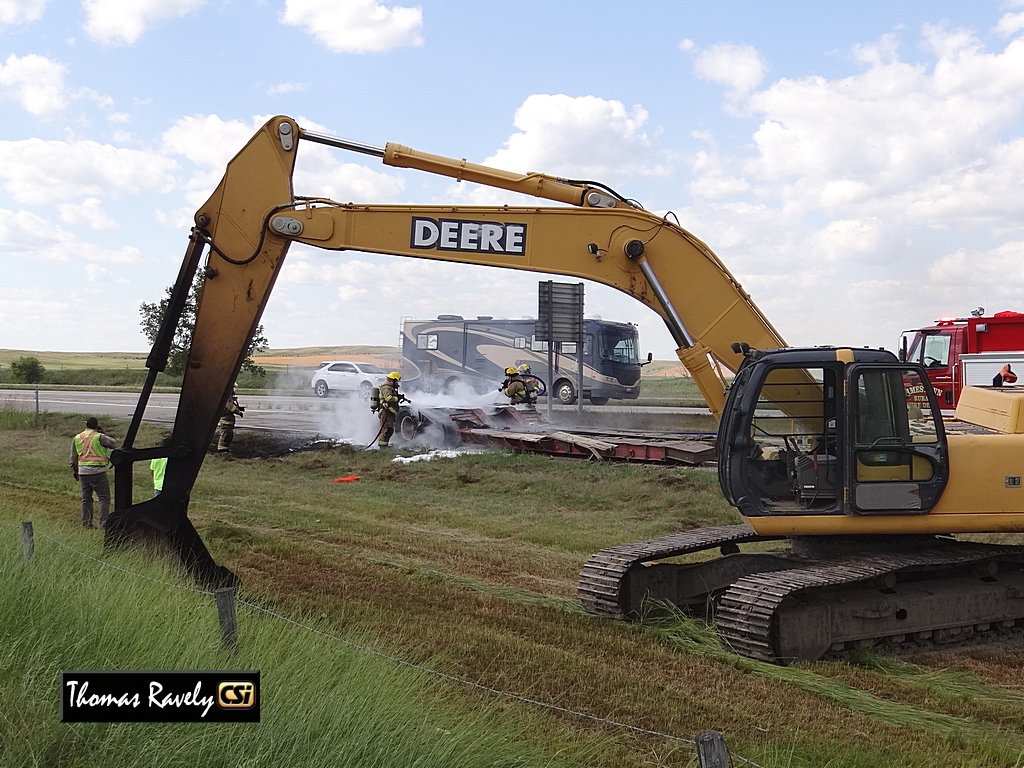 I-94 Semi Fire     CSi Photo.