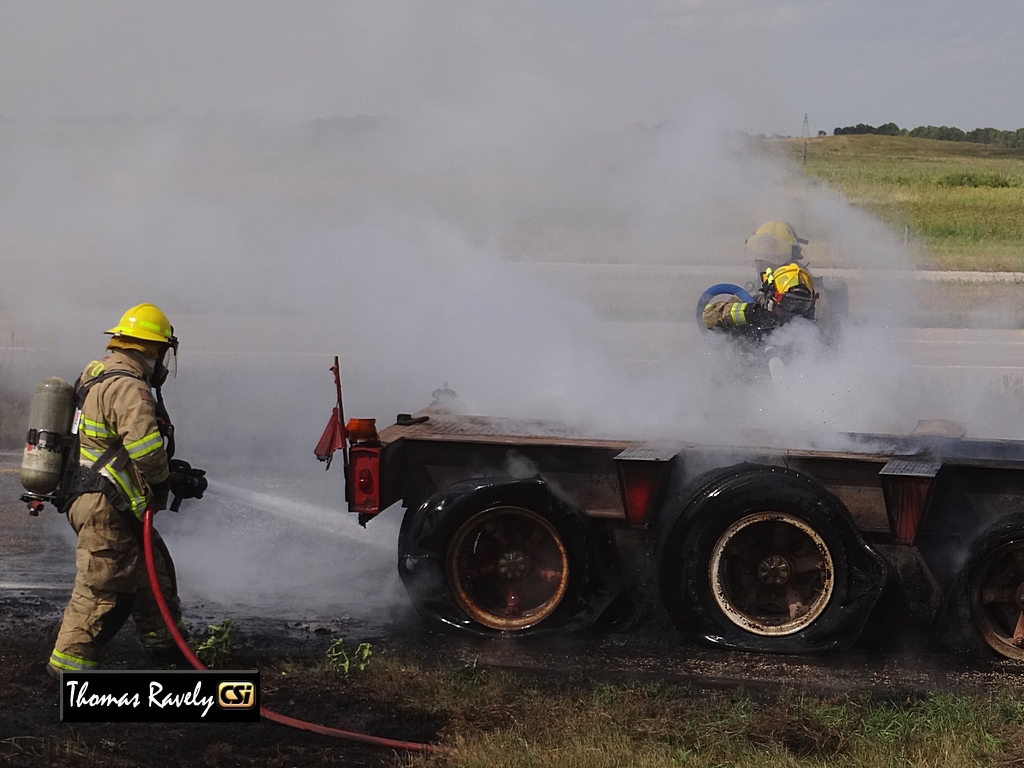 I-94 Semi Fire     CSi Photo.