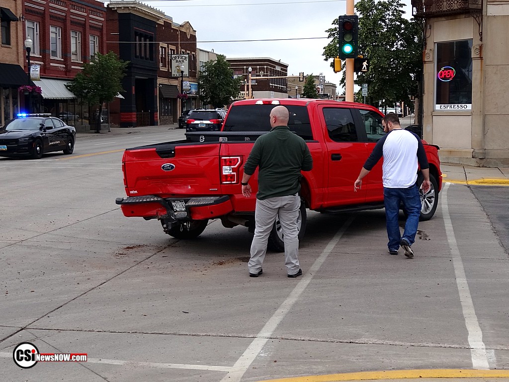 Truck SUV Crash Mon AM 1st Ave S.  CSi Photo