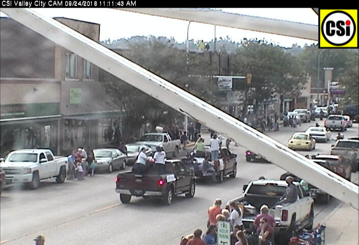 Homecoming Parade views from CSi Downtown CAM  Sept 24, 2016