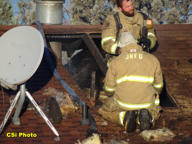 Spiritwood Lake cabin fire Nov 13, 2016 ... CSi photo