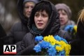 Tears, defiance and new tanks in Ukraine for Anniversary
