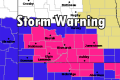 Winter Storm Warning South Central ND to noon Mon Mar 6