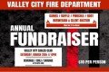 Valley City Fire Department Annual Fundraiser March 25
