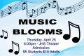 Music Blooms At the JHS Theater April 25th 6pm