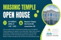 Masonic Temple Open House 1pm-4pm Sat April 13