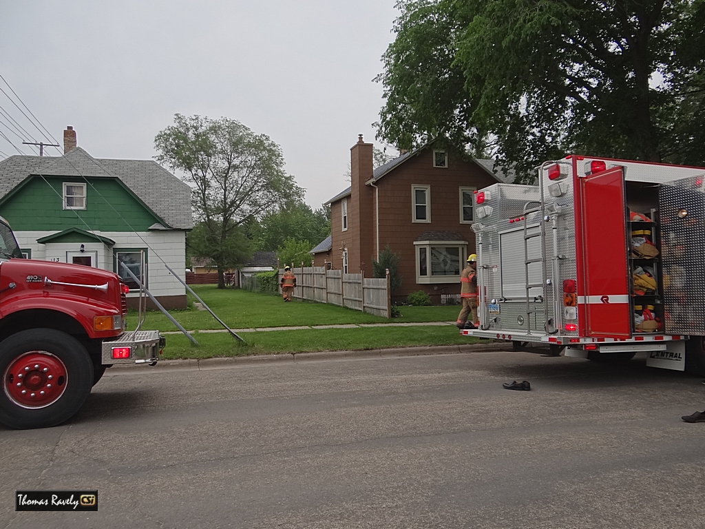 Garage Fire, June 10, 2015. 113 5th Ave SE - CSi photo