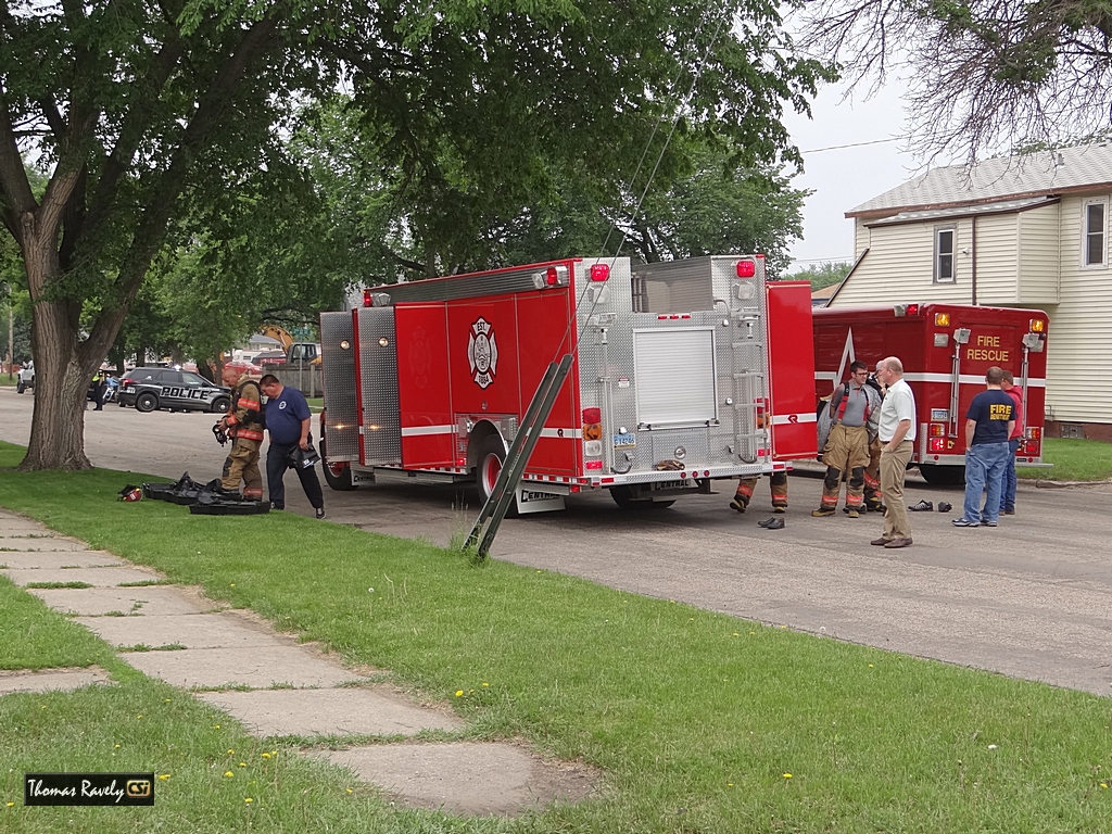 Garage Fire, June 10, 2015. 113 5th Ave SE - CSi photo