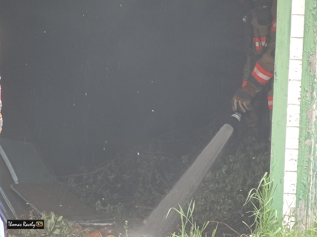 Garage Fire, June 10, 2015. 113 5th Ave SE - CSi photo