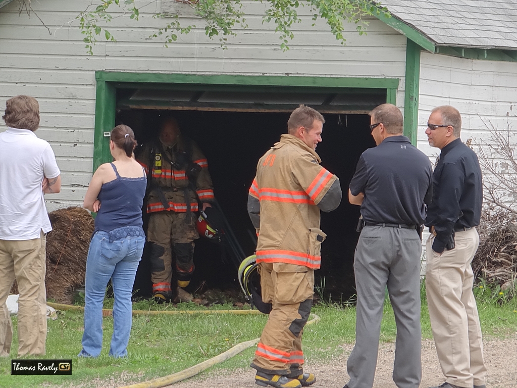Garage Fire, June 10, 2015. 113 5th Ave SE - CSi photo