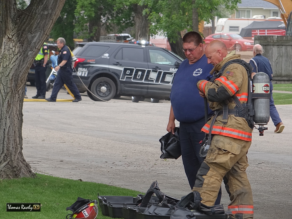 Garage Fire, June 10, 2015. 113 5th Ave SE - CSi photo
