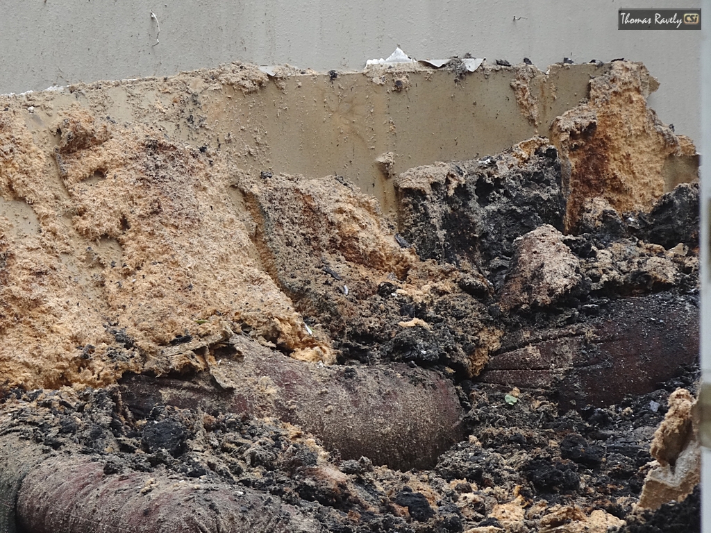 Aftermath of Sat evening fire NE Jamestown. More CSi photos at Facebook