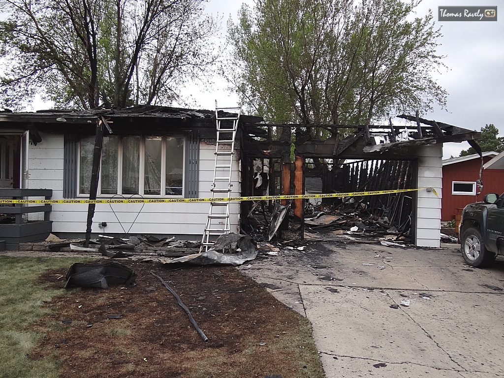 Aftermath of Sat evening fire NE Jamestown. More CSi photos at Facebook