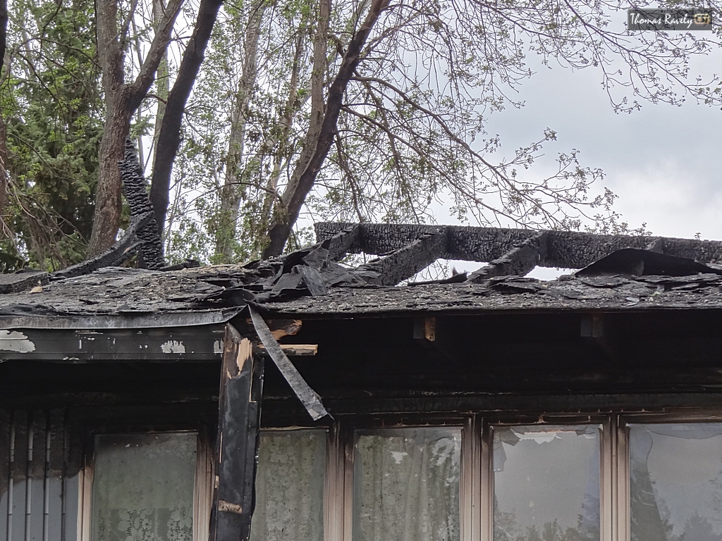 Aftermath of Sat evening fire NE Jamestown. More CSi photos at Facebook