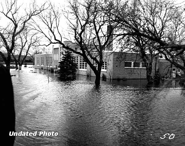 Undated flood photo - Anne Carlsen Center