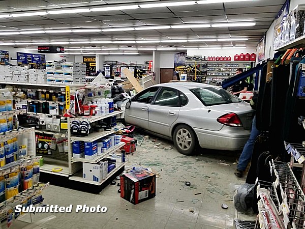 Car Crashes into Napa in SW Jamestown 