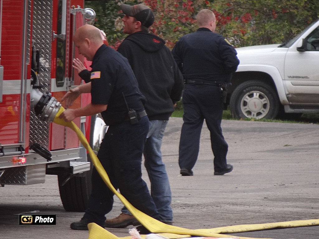 Fire call Oct 5, NW Jamestown - lots of smoke - CSi Photo