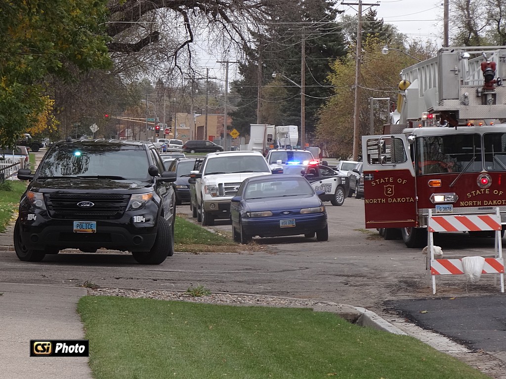 Fire call Oct 5, NW Jamestown - lots of smoke - CSi Photo