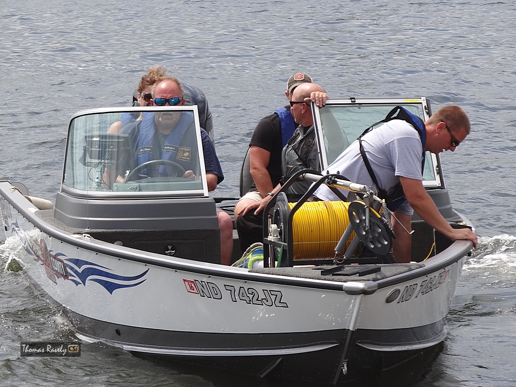 Unmanned Boat on Jamestown Reservoir  CSi photo