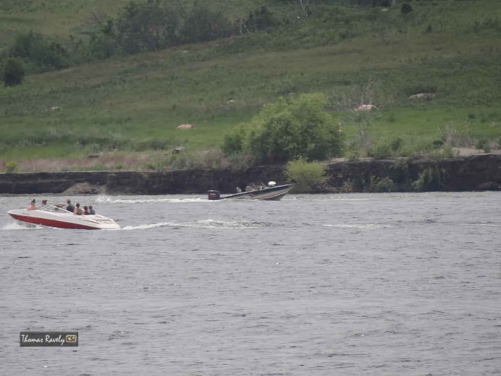 Unmanned Boat on Jamestown Reservoir  CSi photo