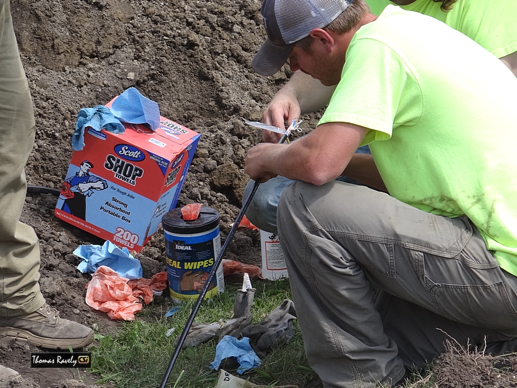 Fiber Cut Hwy 281 South    CSi Photo