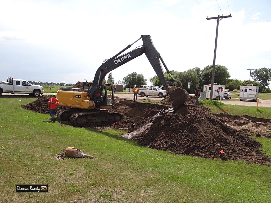 Fiber Cut Hwy 281 South    CSi Photo