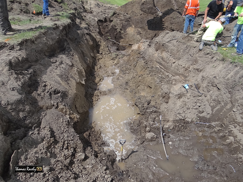 Fiber Cut Hwy 281 South    CSi Photo