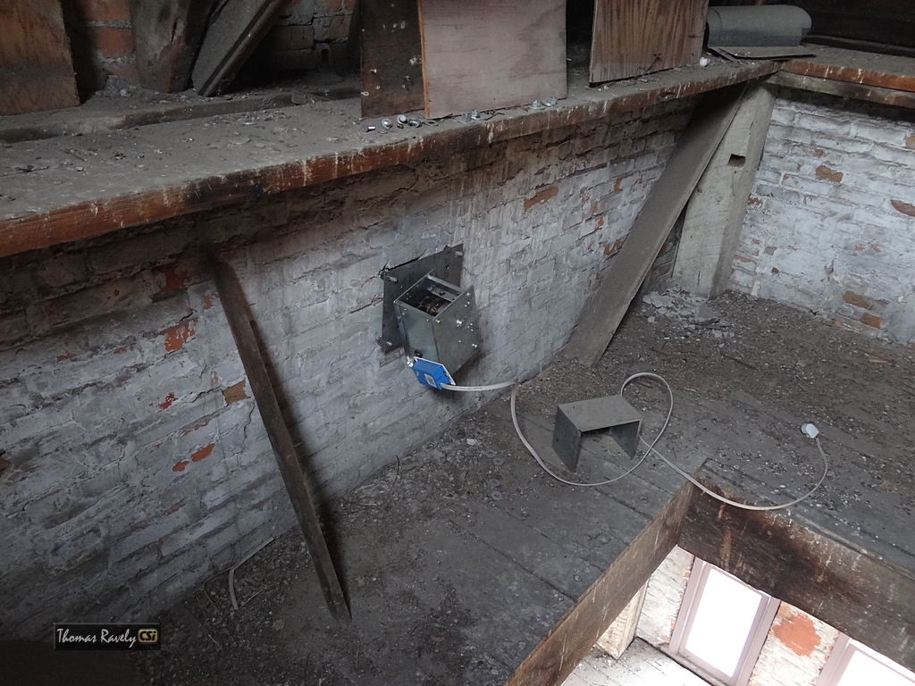 Historic 1883 Stutsman County Courthouse clock repair.  CSi Photos